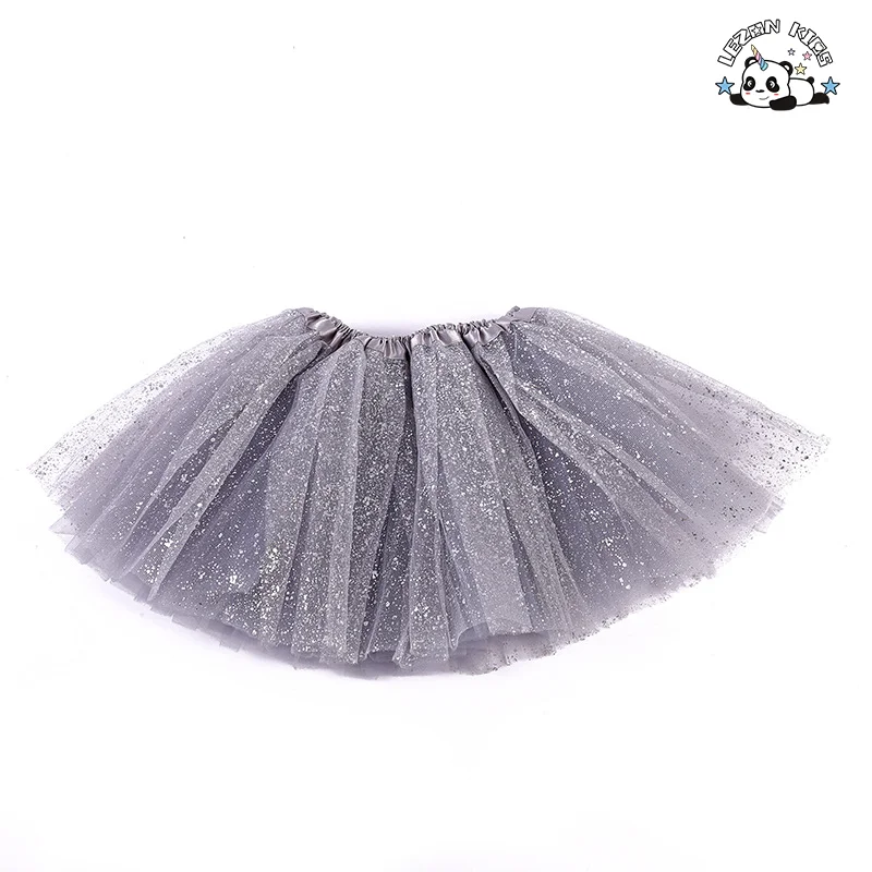 LEZONKIDS - Customizable Gilded TUTU Dance Tutu Skirt Mesh Princess Skirt Popular Short Skirt for Children 2-14T